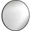 Badkamerspiegel Zwart Ø80 cm