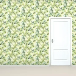 Behang Lente Groen