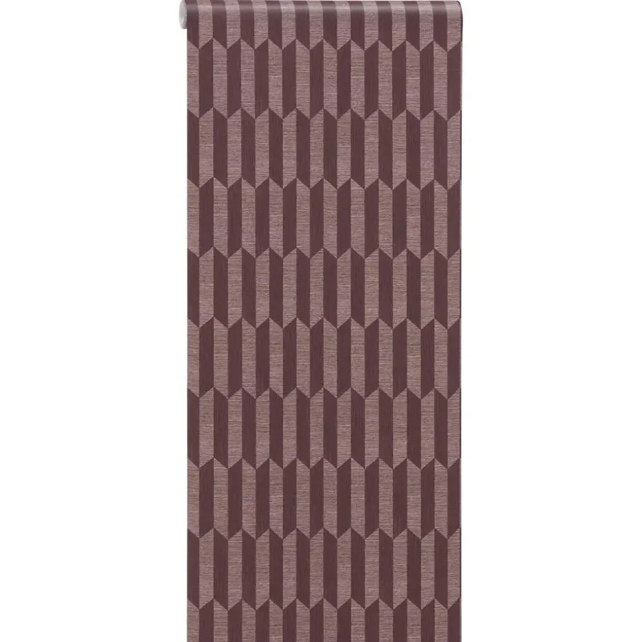Behang Quinn Bordeaux