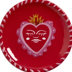 Bordje Burning Heart Rood