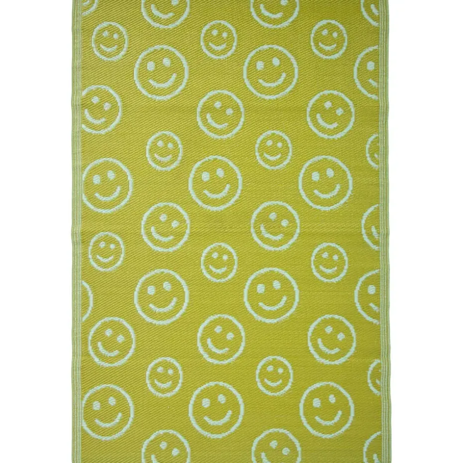 Buitenkleed Smiley Groen