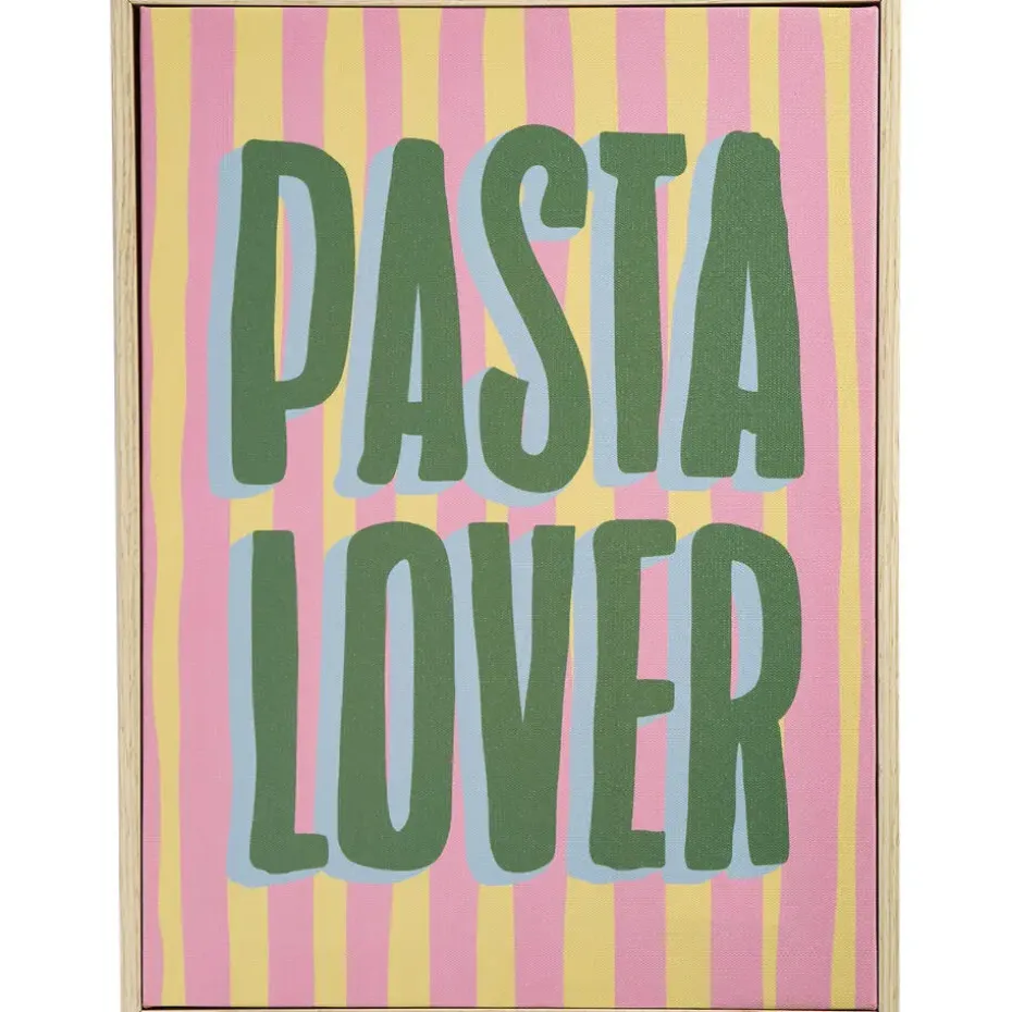 Canvas Schilderij Pasta Lover 40x30 cm