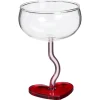 Coupe Valentijn Transparant/Rood 240ml