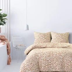 Dekbedovertrek Jip Beige 200x200 cm