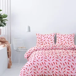 Dekbedovertrek Mia Peper Roze 240x220 cm