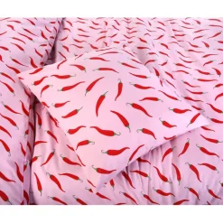 Dekbedovertrek Mia Peper Roze 200x200 cm