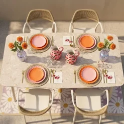Dinerbord Bloem Roze