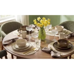 Eettafel Milazzo Bruin