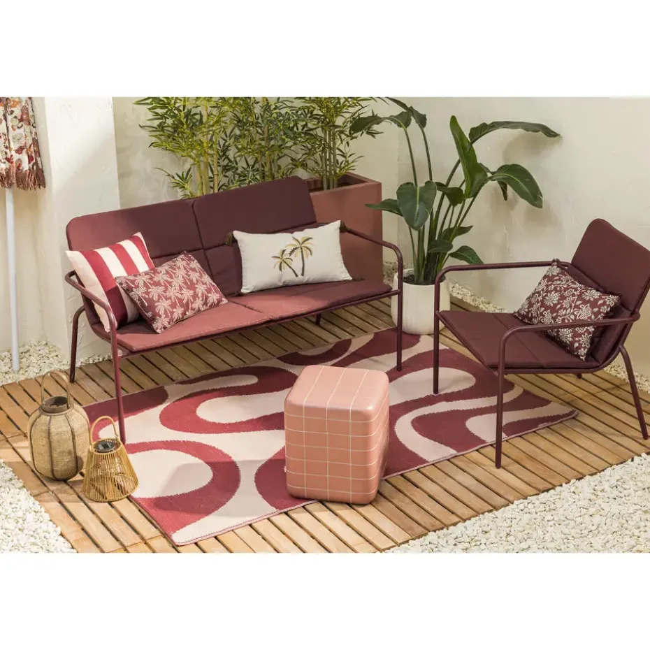 Fauteuil Azzuro Bordeaux
