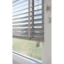 Fenstr Bamboe Jaloezie Tijl Grijs 65mm