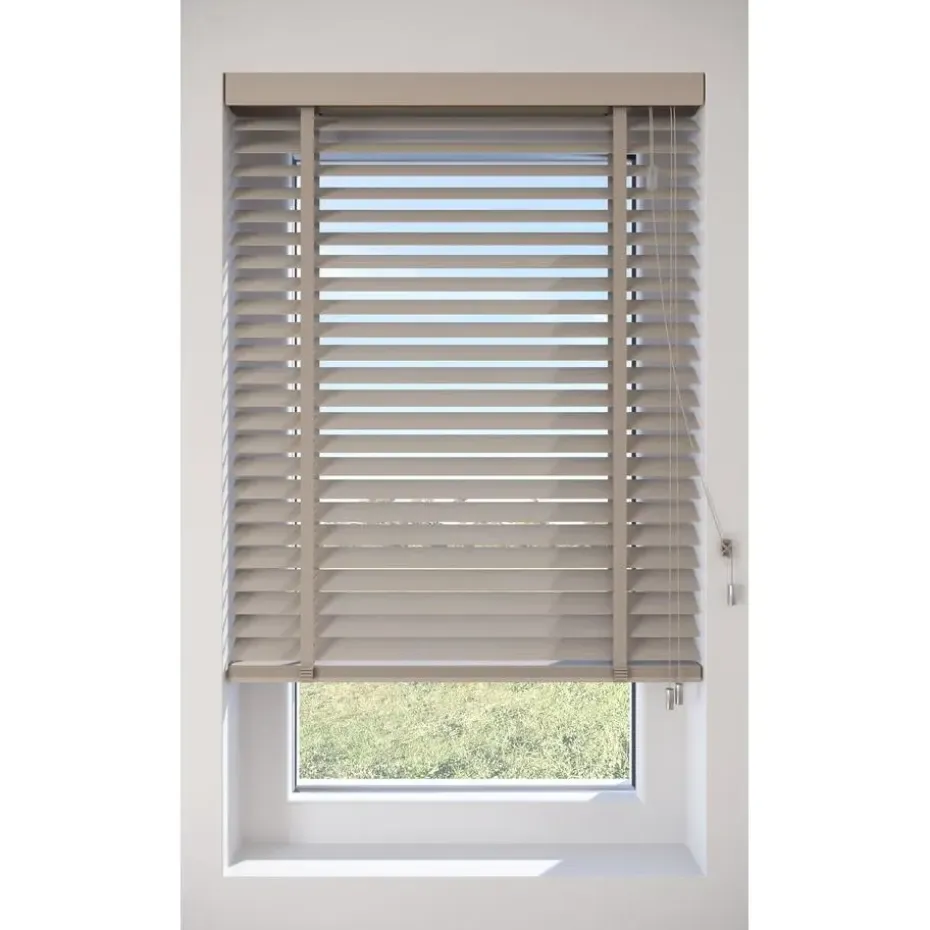 Fenstr Bamboe Jaloezie Wessel Taupe 50mm