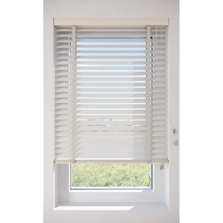 Fenstr Bamboe Jaloezie Wessel Off White 50mm