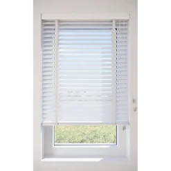 Fenstr Bamboe Jaloezie Wessel Wit 50mm