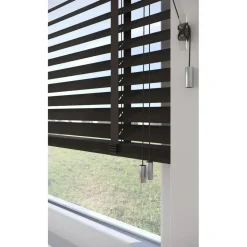 Fenstr Bamboe Jaloezie Wietze Donker Bruin 50mm