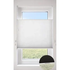 Fenstr Dubbel Plissé Elena Wit Lichtdoorlatend