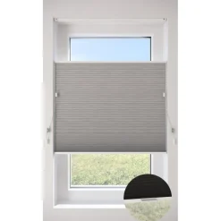Fenstr Dubbel Plissé Ezra Lichtgrijs Lichtdoorlatend