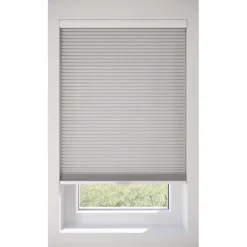 Fenstr Dubbel Plissé 45mm Lotte Grijs Lichtdoorlatend