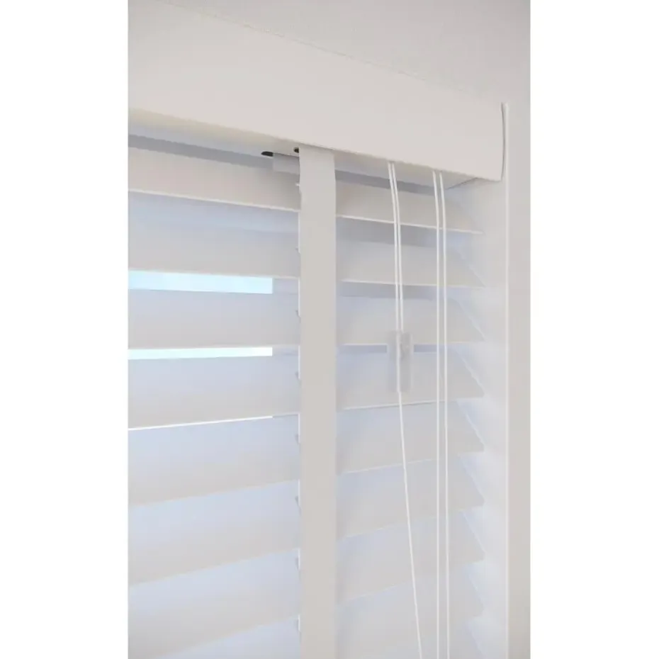 Fenstr Houten Jaloezie Hein Wit 50mm
