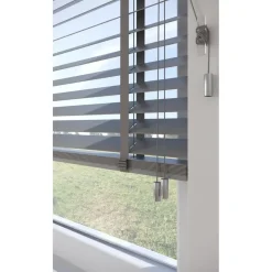 Fenstr Houten Jaloezie Theun Grijs 65mm