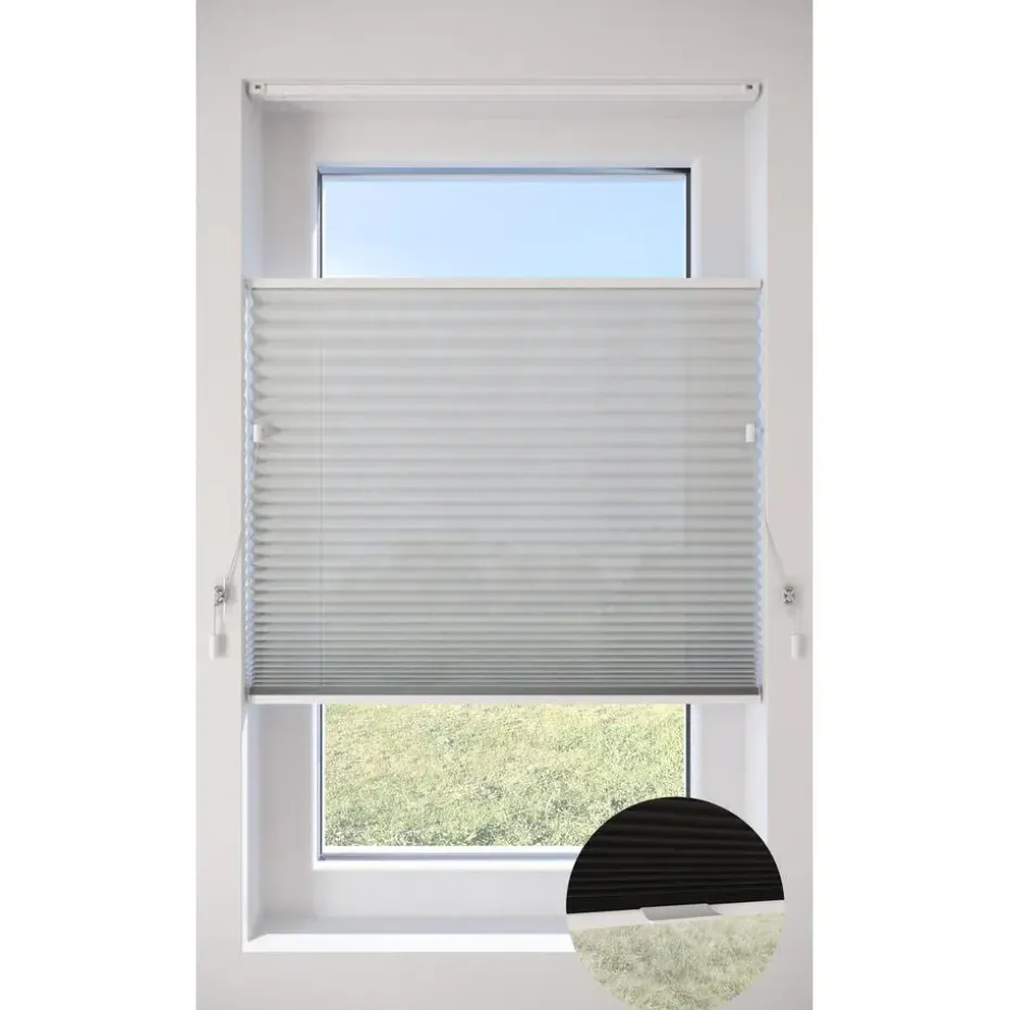 Fenstr Plissé Lise Naturel Lichtdoorlatend