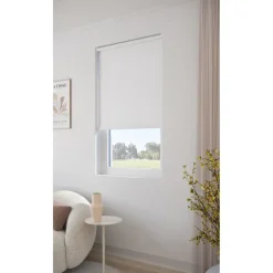 Fenstr Rolgordijn Iris Wit Lichtdoorlatend