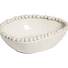 Fruitschaal Beads Wit
