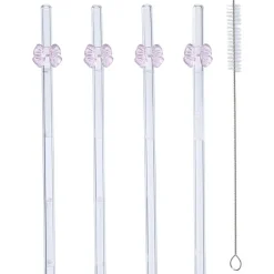 Glazen Rietjes Strik 4 Stuks