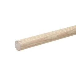 Gordijnroede 240 cm Hout - Ø28mm