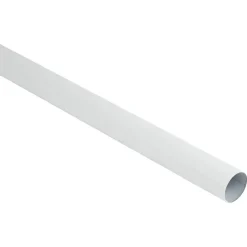 Gordijnroede 200 cm Wit Metaal Ø28mm