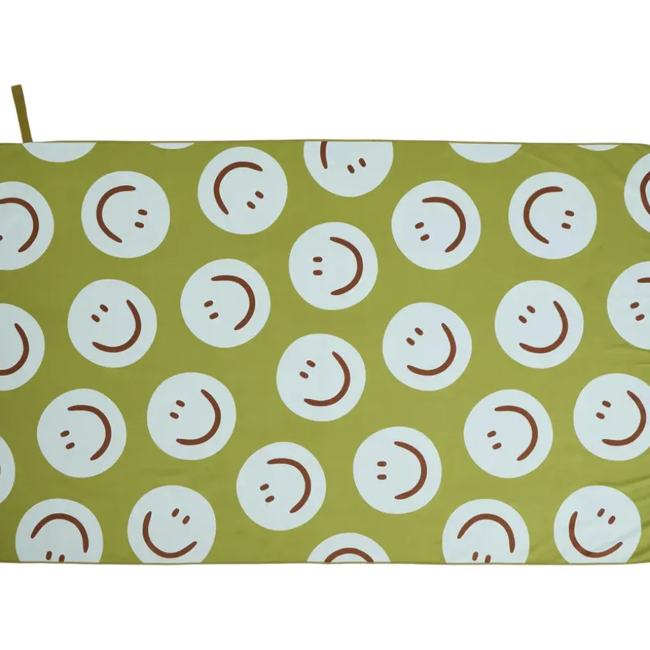 Handdoek Smiley Groen - 110x175 cm