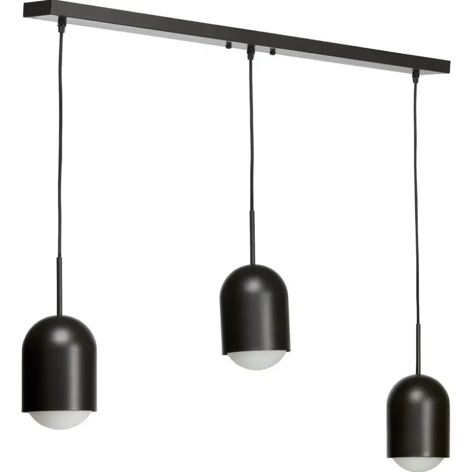 Hanglamp Beanie 3-Lichts Zwart