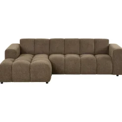 Hoekbank Carino Links Bruin