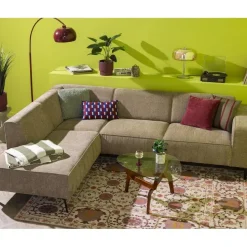 Hoekbank Lecce Links Beige