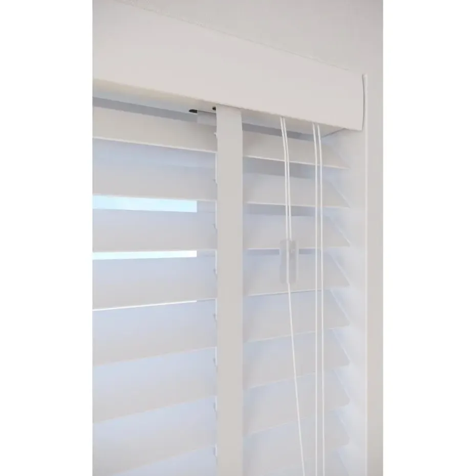 Houten Jaloezie Xander Wit 50mm
