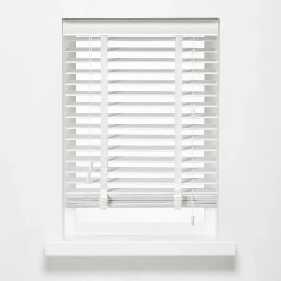 Houtlook Jaloezie Ravi Wit 50mm 60x130 cm