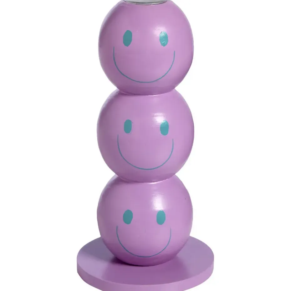 Kandelaar Smiley Paars