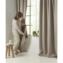 Kant en klaar gordijn Ziva Taupe