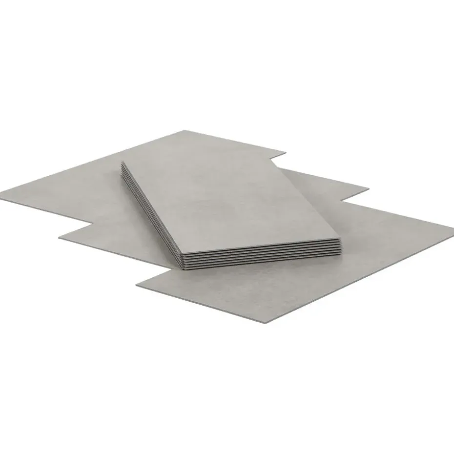 Klik PVC Plaza Grijs Tegel