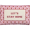 Kussen Lets Stay Home 25x40 cm