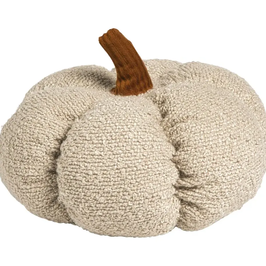 Kussen Pompoen Boucle Zand