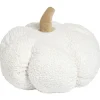 Kussen Pompoen Teddy Wit