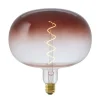 Led Xxl lamp 22x22,5 cm Bruin E27 Dimbaar