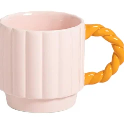 Mok Met Oor Dolly Roze/Oranje 280ml