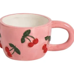 Mok Met Oor Kersen Roze 350 ml