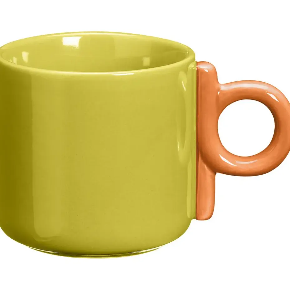 Mok Met Oor Shapes Geel-Oranje 300ml