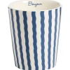 Mok Zonder Oor Bonjour Wit/Blauw 270ml