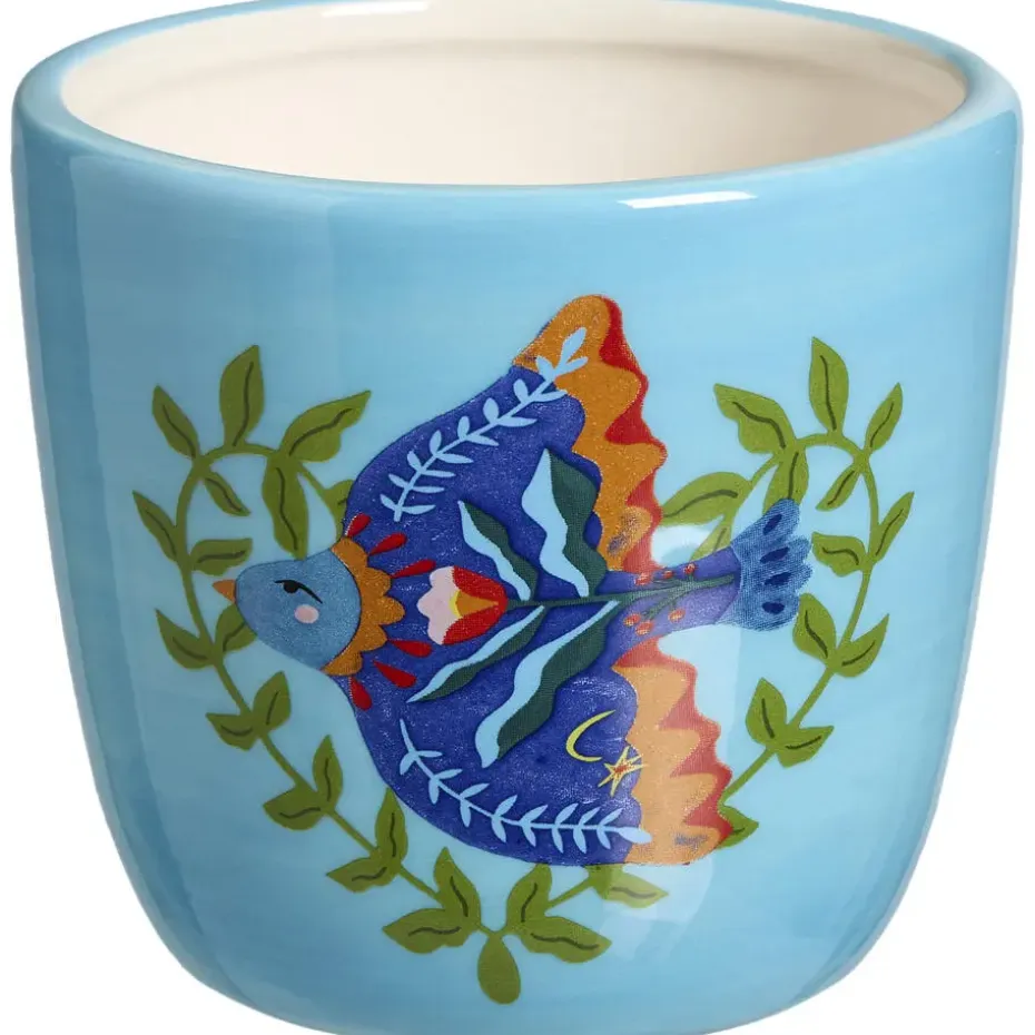 Mok Zonder Oor Vogel Blauw 250ml