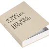 Opbergboek Love Life Beige