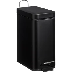 Pedaalemmer Rechthoek 5 Liter Zwart