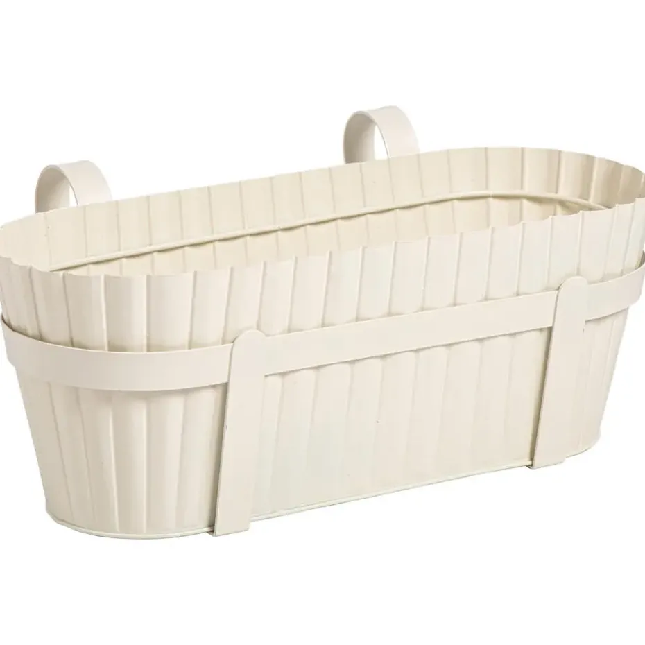 Plantenbak Balkon Rimini Off-White